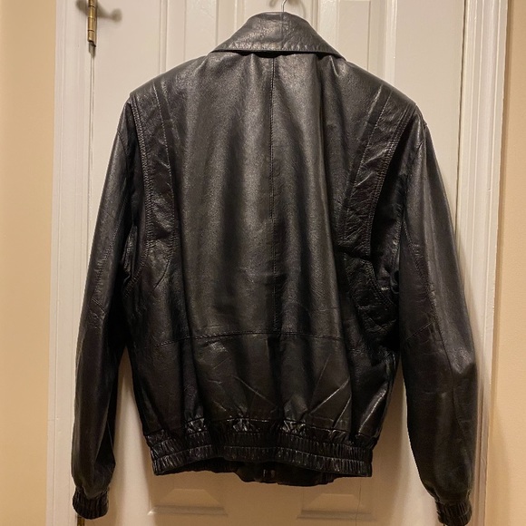 Peter Caruso Authentic Black Leather jacket - Picture 4 of 4